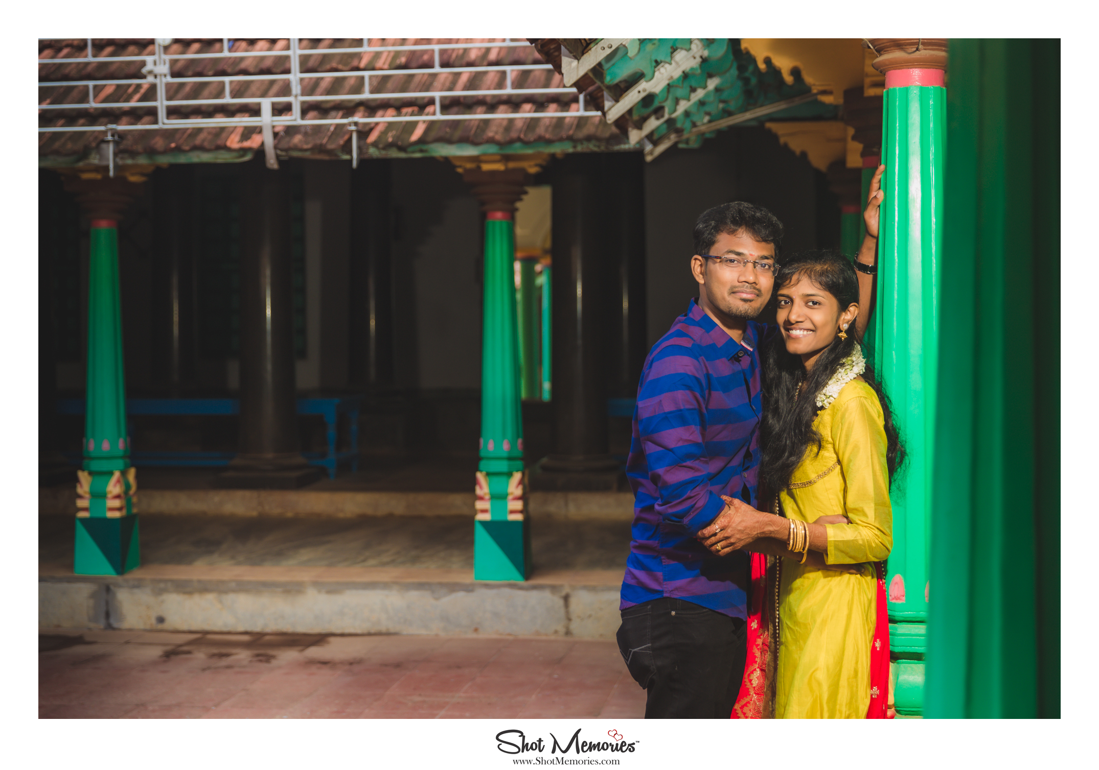 Nachal & Chellapa – Post Wedding Outdoor Photoshoot in Chettinad House Karaikudi